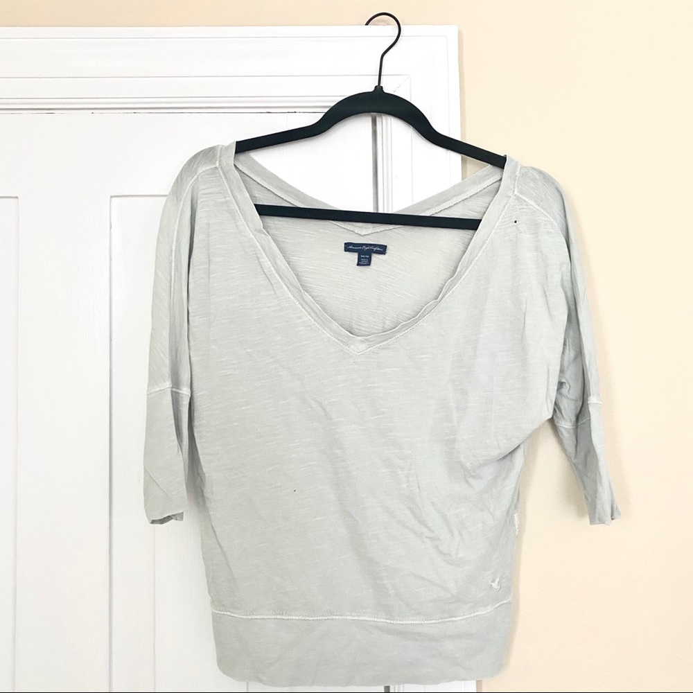 American Eagle Outfitters Wide Neck Top